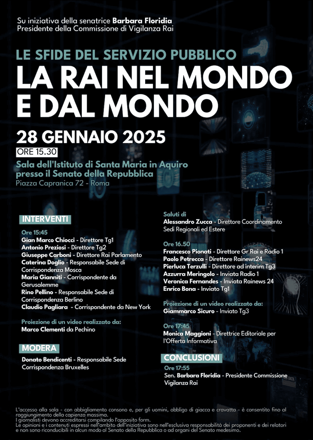Le sfide del servizio pubblico - La RAI nel mondo e dal mondo